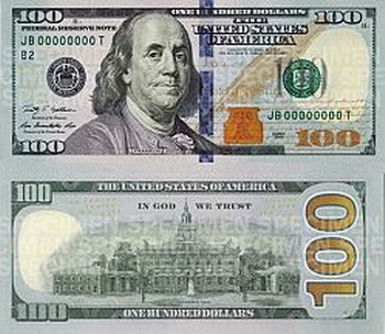 Новая стодолларовая банкнота